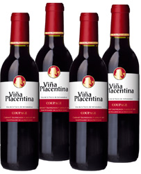Estuches y botellas personalizadas Viña Placentina